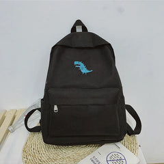 Printed Canvas Backpack Campus Style School Bags Laptop Book Bag