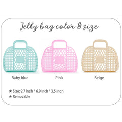 Summer Jelly Bag Large Capacity Beach Vacation Handbag