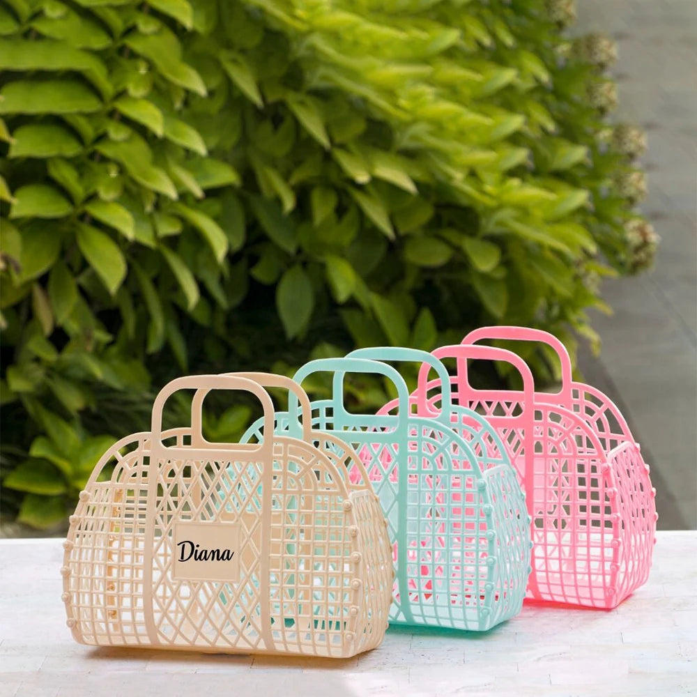 Summer Jelly Bag Large Capacity Beach Vacation Handbag