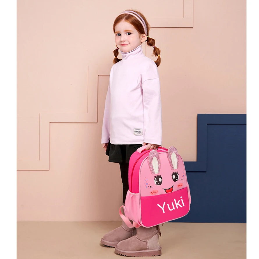 3D Rabbit Toddler Backpack for Girls