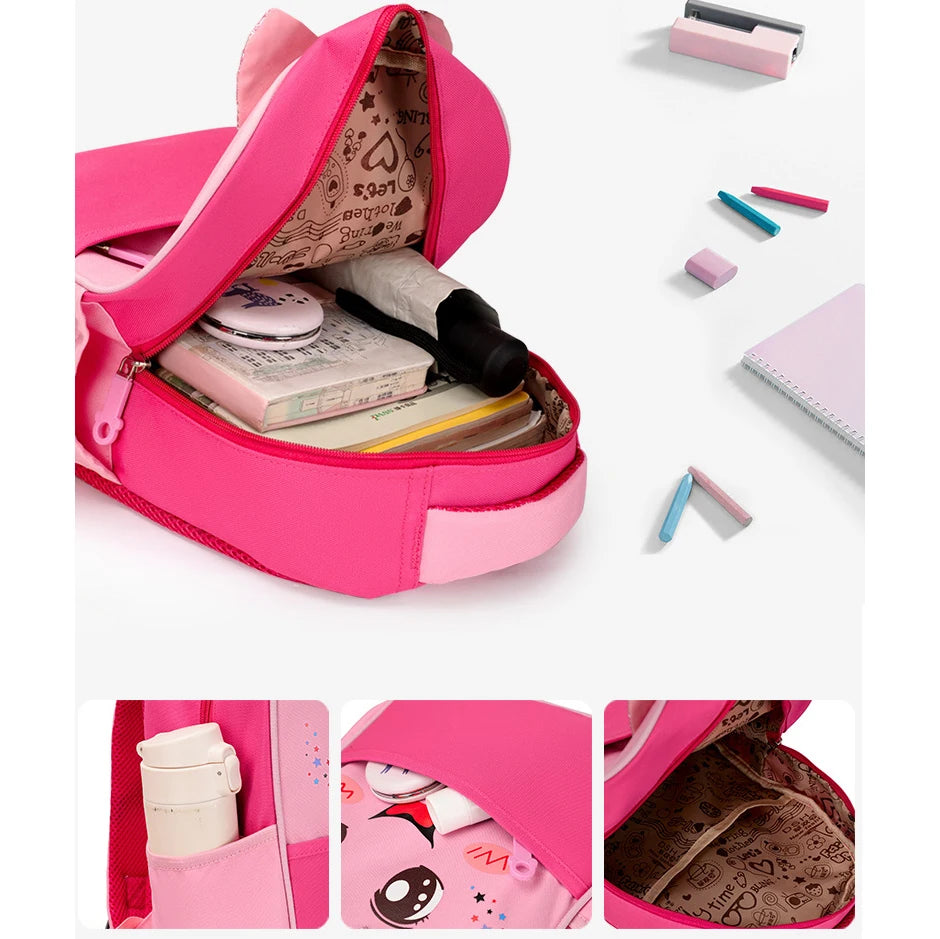 3D Rabbit Toddler Backpack for Girls