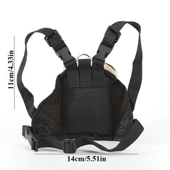 Dog Plush Backpack Puppy Knapsack Portable Nylon Wide Shoulder Straps Bag