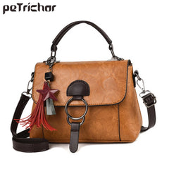 Petrichor Star Pendant Women Vintage Totes Messenger Shoulder Bag