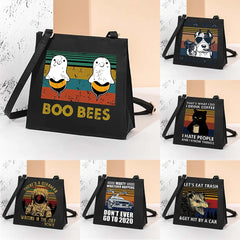 Pew Square Bags Girl Tote Shoulder Messenger Cosmetic Bag Women's Crossbody
