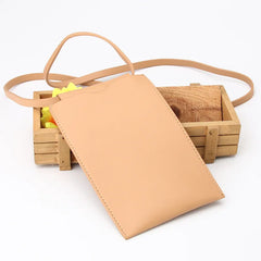 Phone Wallets Solid Mini Mobile Phone Bag Pouch Women Phone Purse