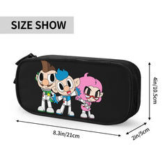 Pikmin Characters Pen Box Zipper Pen Bag