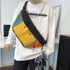 Nylon Waist Packs Waterproof Large Banana Unisex Belt Bag Fanny Pack