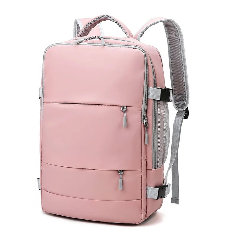 Pink Outdoor Travel Backpack Women Large Capacity Sport Backpack