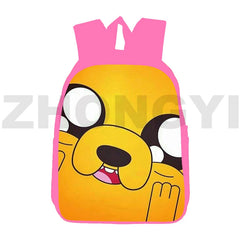 Pink Mikecrack Backpack Anime Los Compas Game Bag Schoolbag Cartoon