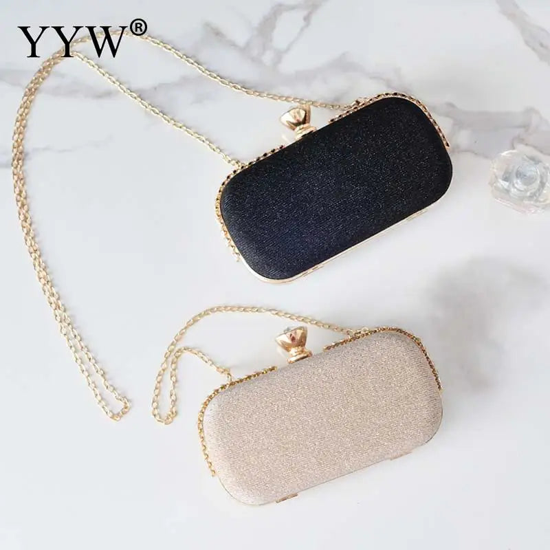 Pink Purse Women Crossbody Handbag Diamond Clutch Small Cellphones Wedding Bag