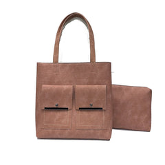 PinkSugao 2PCS Leather Shoulder Bag Handbags Tote Bag Women Purses