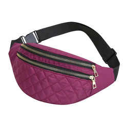 Plaid Women's Waist Bag Ladies Belt Bags Shoulder Crossbody Chest Bag