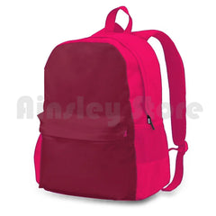 Solid Claret Red Outdoor Sports Bag
