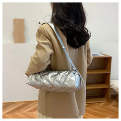 Nylon Shoulder Crossbody Bag for Women Handbag Pillow Tote