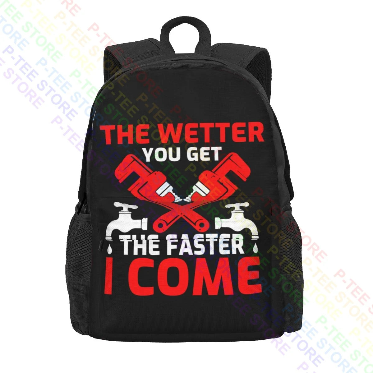 Plumber Large Capacity Backpack School Swimming Sports Bag