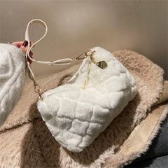 Winter Warm Faux Fur Crossbody Bag for Women