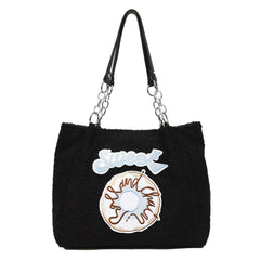 Plush Shoulder Bag Large Capacity Ladies Handbags