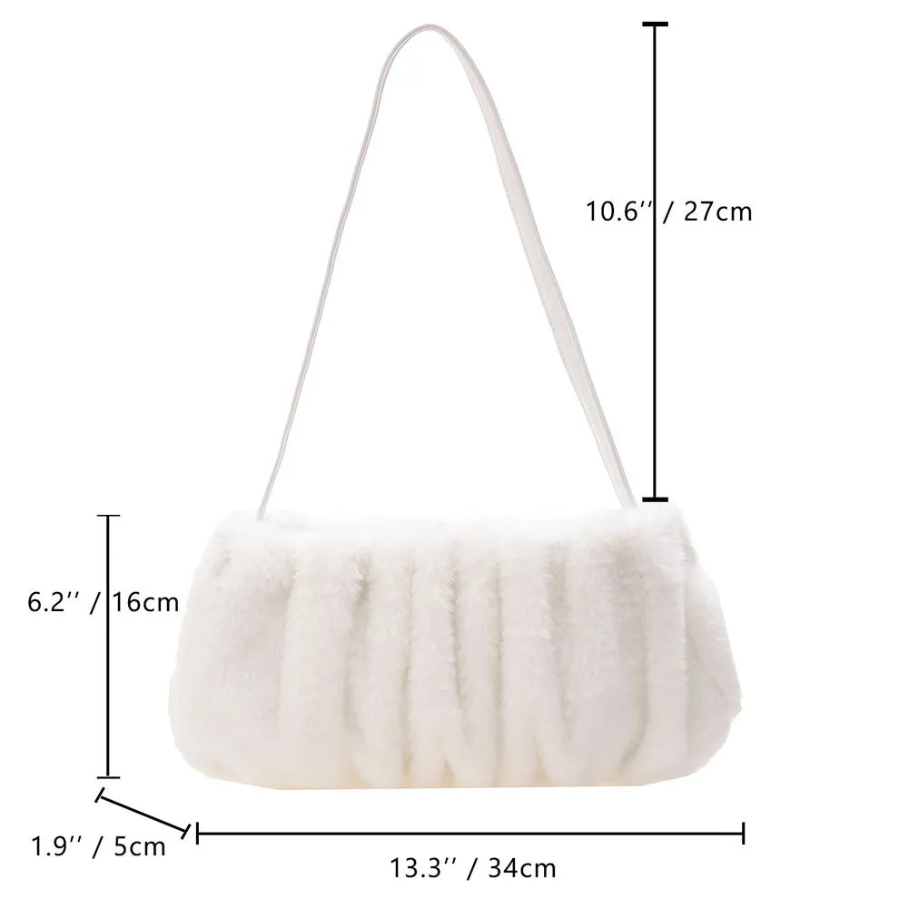 Soft Cloud Casual Shoulder Bag for Travel Vacation