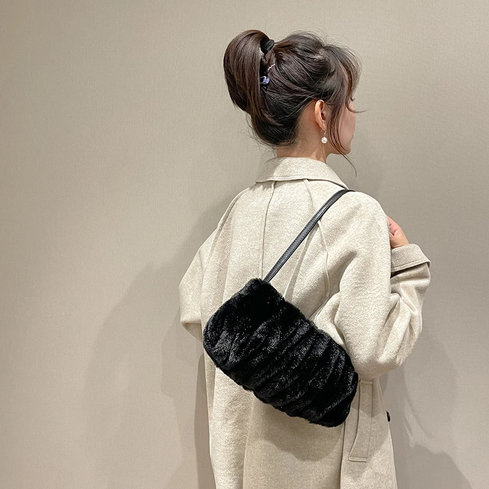 Soft Cloud Casual Shoulder Bag for Travel Vacation