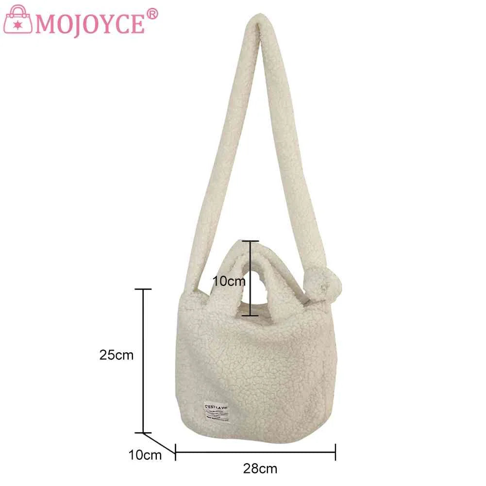Plush Women Messenger Bag Autumn Winter Ladies Handbag Warm Soft Casual Portable