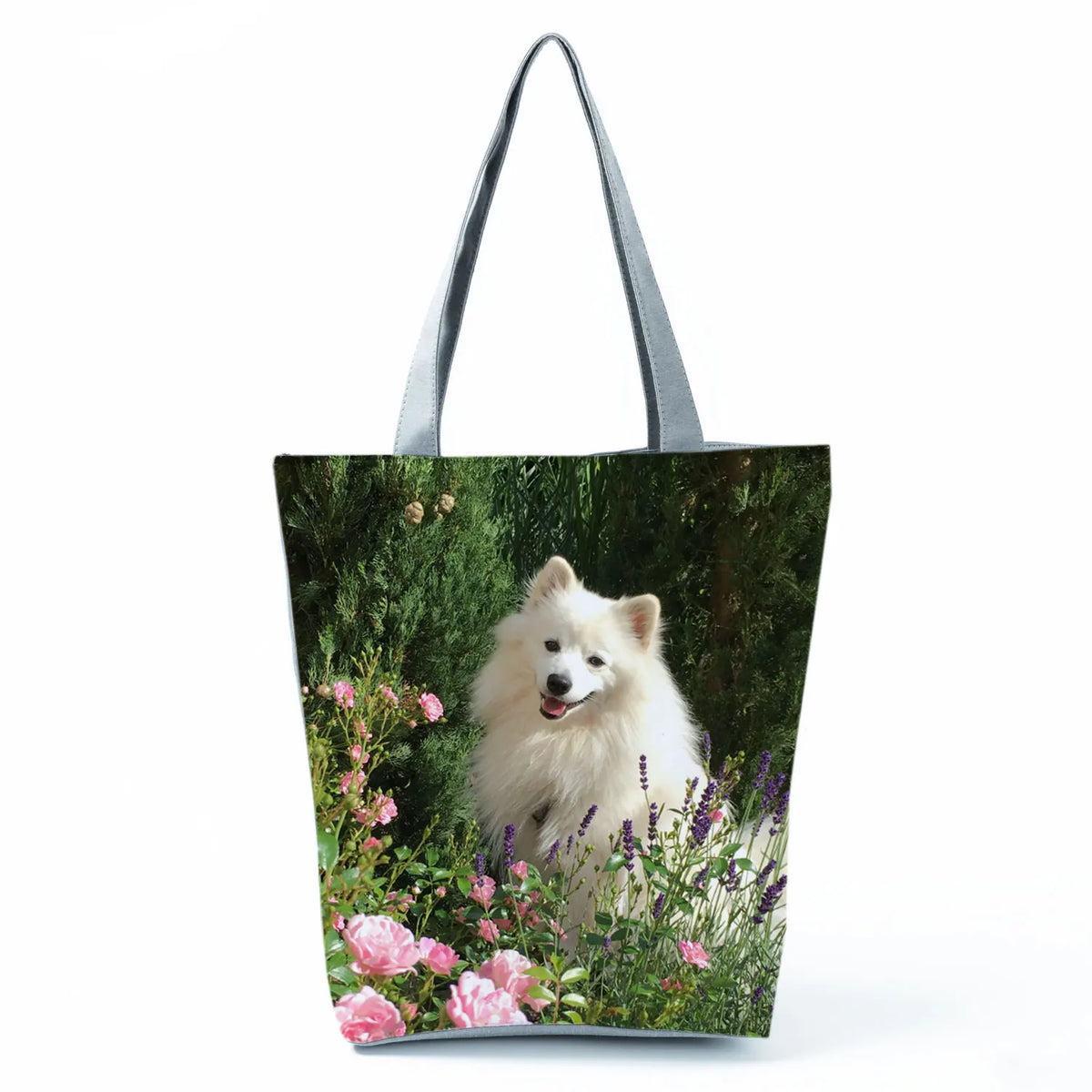 Pom/Chi Dog Handbags Animal Print Shoulder Bag Tote For Women