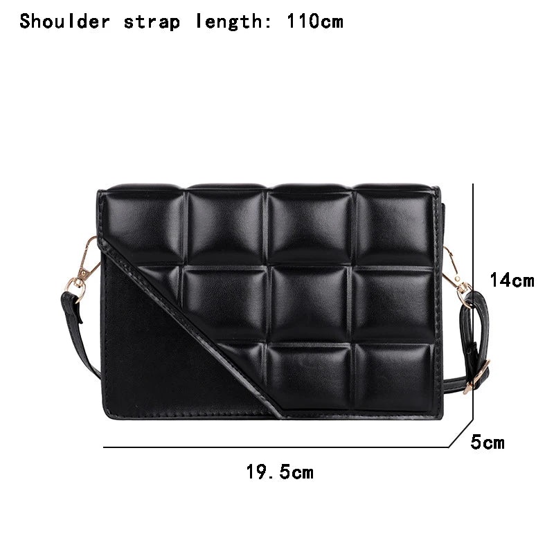 Rhombus Women's Shoulder Bag All-match Messenger Bag
