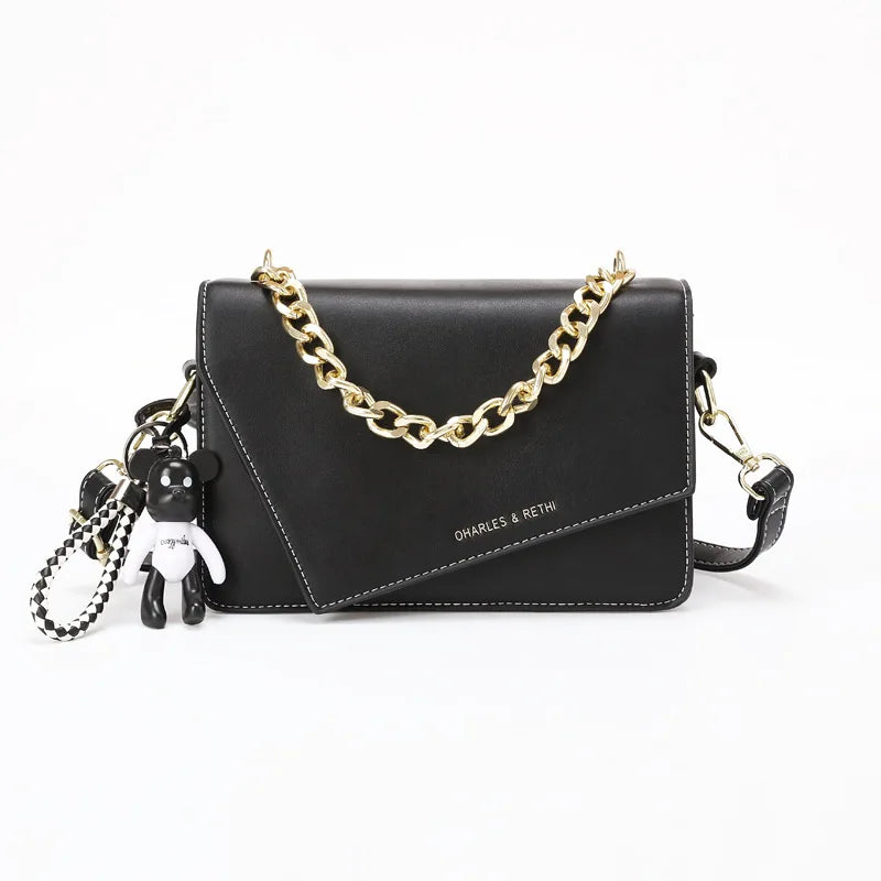 Small Shoulder Bag with Chain for Women