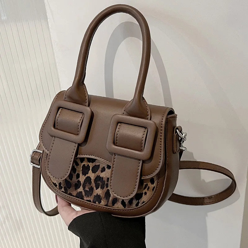 Retro Cross-body Bag for Women Small Square Handbag