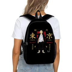 Tokyo Revengers Student Bookbag Waterproof 3D Print Backpack