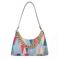 Plaid Shoulder Bags PU Leather Handbags