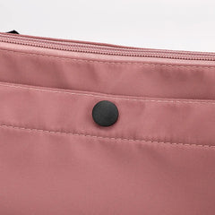 Nylon Hobo Shoulder Bags Casual Solid Make Up Bags