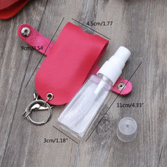 50ml Squeeze Spray Bottle with Keychain Holder