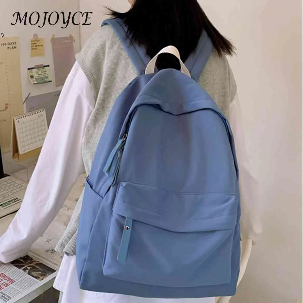 Portable Canvas Backpack for Teenager Girl Casual Outdoor Camping
