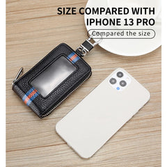 Car Key Fob Holder Wallet Zipper Organizer for Men