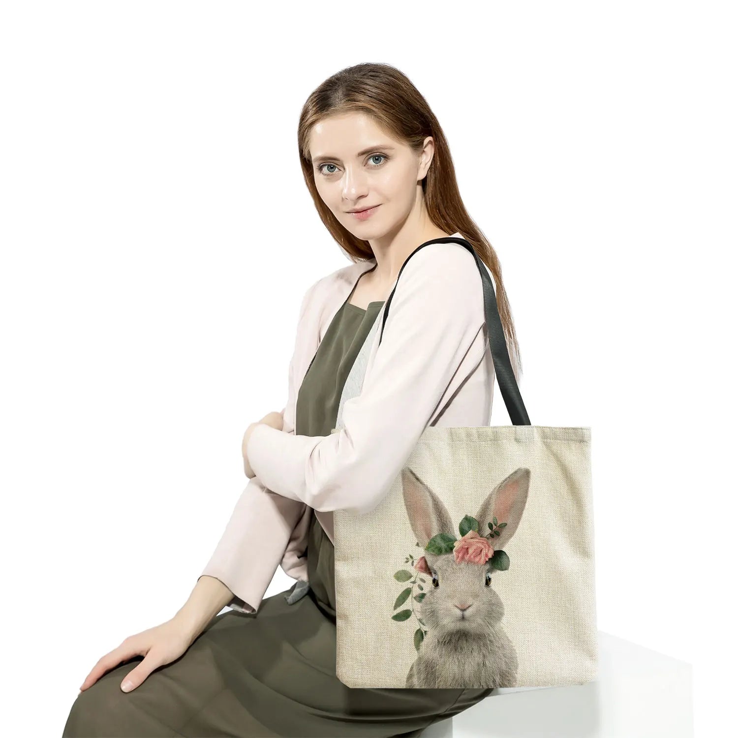 High Capacity Animal Print Shoulder Bag