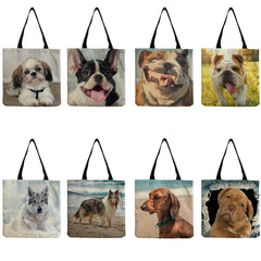 Foldable Customizable Travel Tote Bag Large Capacity Women's Shoulder Bag