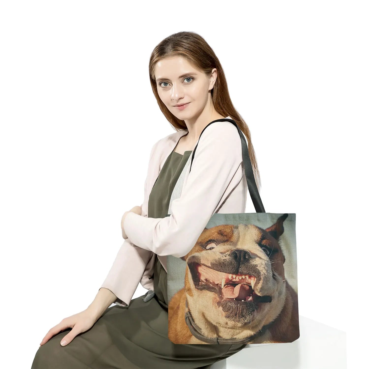 Foldable Customizable Travel Tote Bag Large Capacity Women's Shoulder Bag