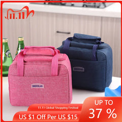 Portable Large Lunch Bag Waterproof Insulated Women's Lunch Box Bag
