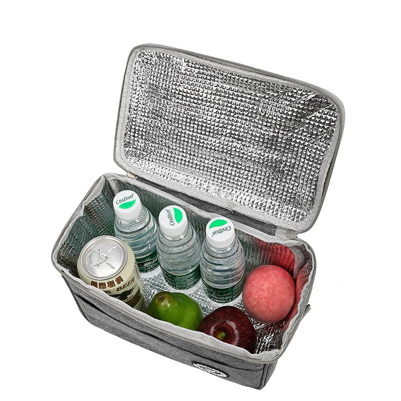 Portable Lunch Bag Food Waterproof Thermal Box Durable Office Cooler Lunchbox