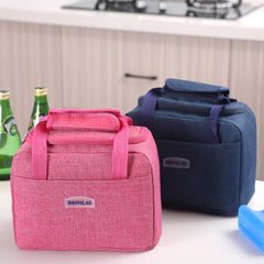 Portable Insulated Lunch Bag Cooler Handbag Bento Pouch School Food Storage