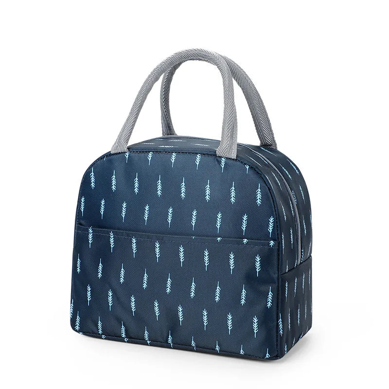 Insulated Lunch Bag Portable Cooler Handbag Bento Pouch Food Storage Bags