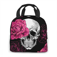 Skulls & Roses Insulated Lunch Bag