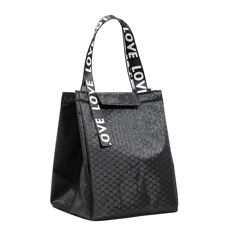 Large Capacity Portable Lunch Box Thermal Bag Insulated Cooler Tote