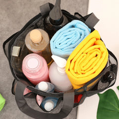 Portable Mesh Storage Bag Transparent Foldable Large Capacity Shoe Bag
