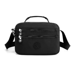 Waterproof Nylon Shoulder Bag Multi-pocket Soft Zipper Purses Handbags
