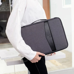 Men's A4 Document Bag Waterproof Briefcase Laptop Notebook Pouch