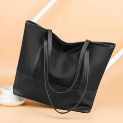 Oxford PU Leather Women's Shoulder Bag Large Capacity Handbag