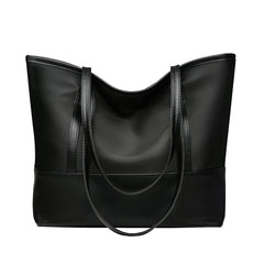 Oxford PU Leather Women's Shoulder Bag Large Capacity Handbag