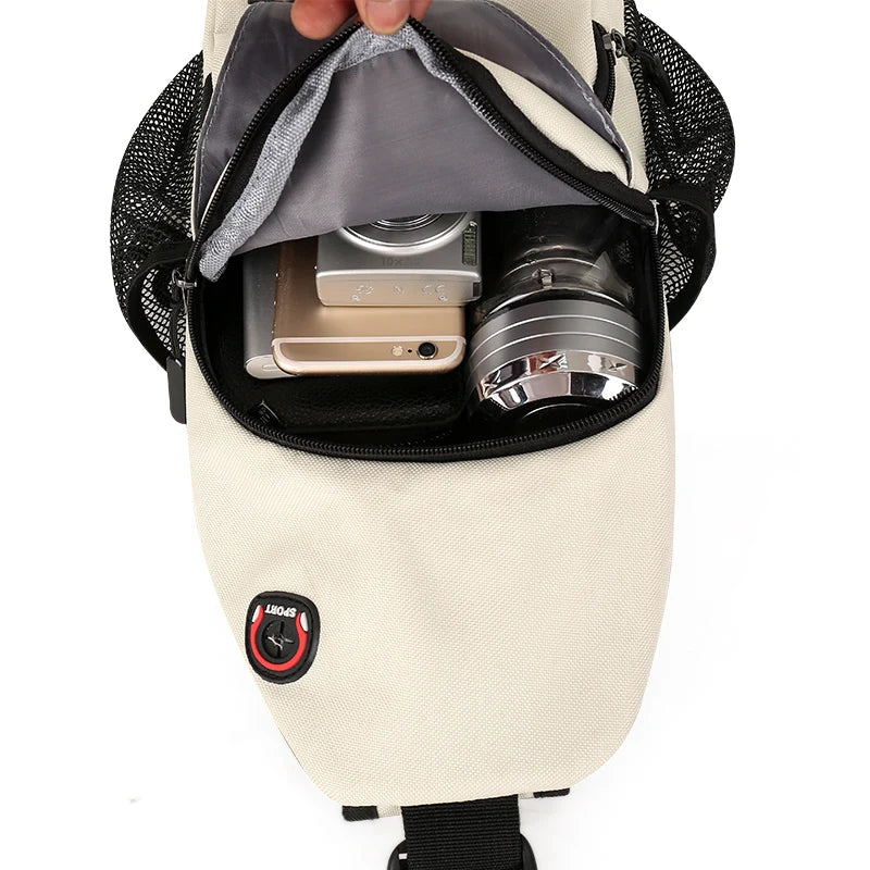 Waterproof Crossbody Chest Bag Large Capacity Shoulder Bags