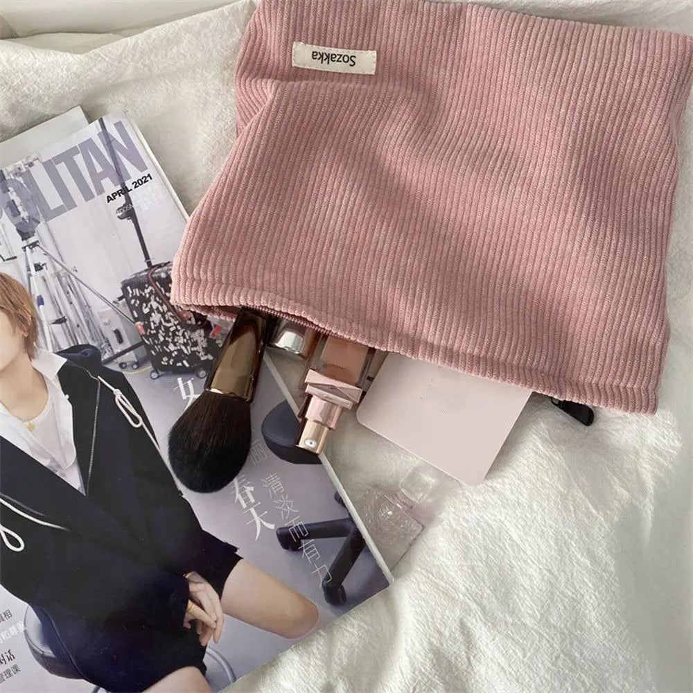 Cotton Cloth Travel Makeup Bag Organizer